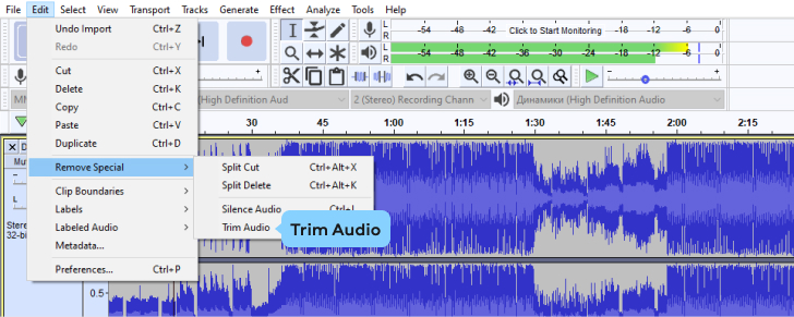 Trim Audio in Audacity | Guide on Trimming in Audacity